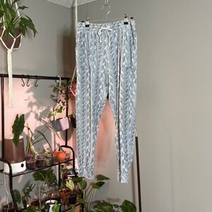 jane and bleecker Snake Print Lounge Pants Joggers Drawstring Casual Comfy